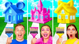 Domy Jednokolorowe Wyzwanie | Zabawne Sytuacje Fun Challenge