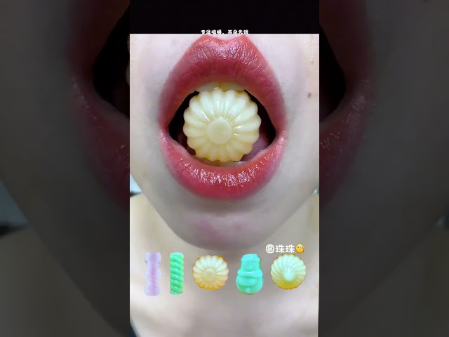 wax bottle candy asmr gourmet voice controlled chewing sound wax bottle candy