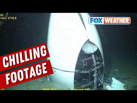 First Footage Of OceanGate's Titan Submersible Wreckage Revealed
