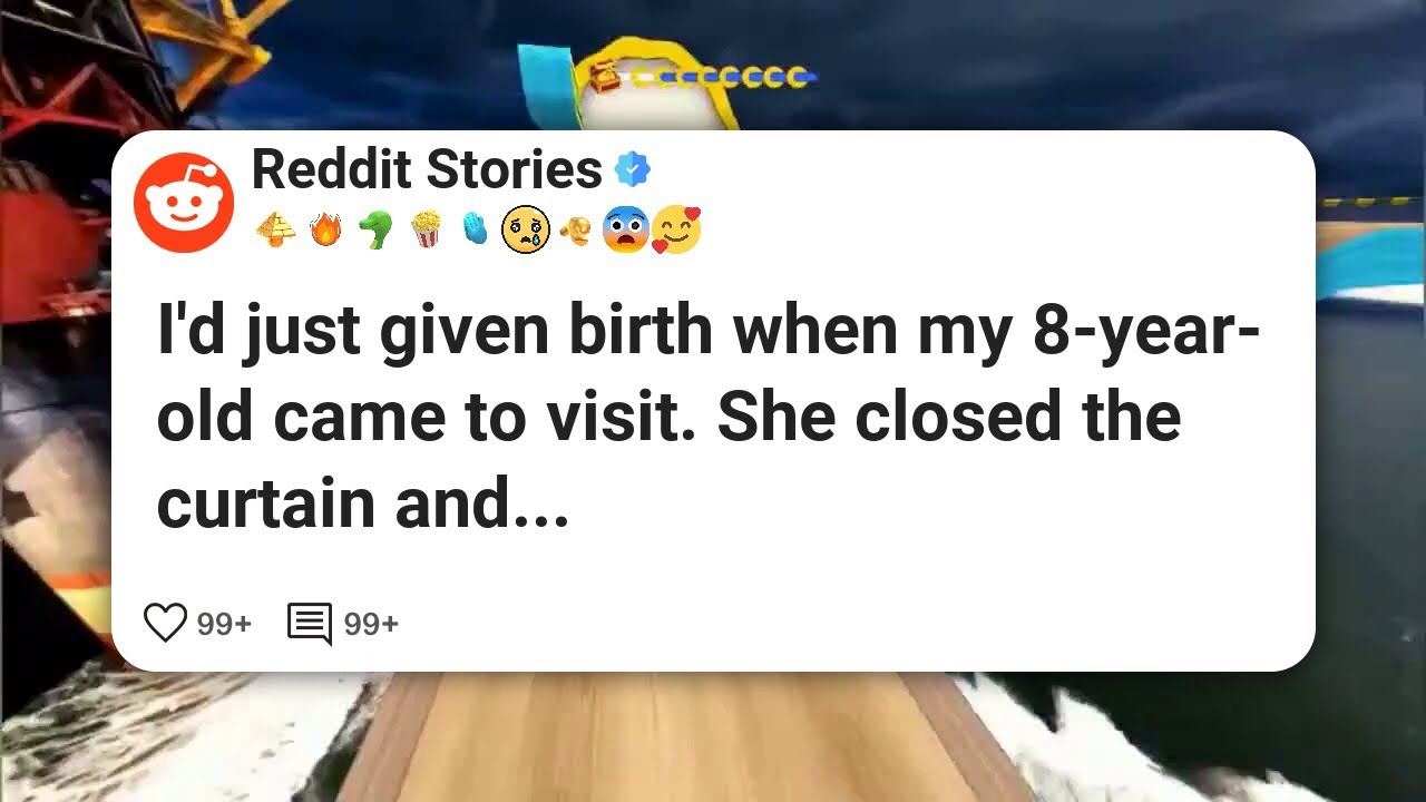 Я только что родила, когда ко мне пришла в гости 8-летняя дочь. Она задернула шторы, и #reddit