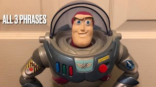 All Phrases For Mattel Battle Command Buzz Lightyear