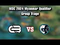 Kgkg lay esports vs ai esports  bo3   msc 2024 myanmar qualifier group stage