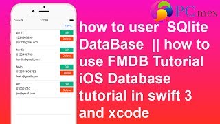 how to user  SQlite DataBase  || FMDB  tutorial in swift 3 and xcode  PART : 1