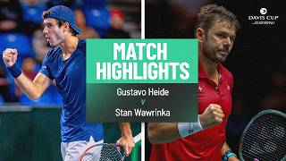 Final Set Drama Gustavo Heide V Stan Wawrinka Highlights Davis Cup World Group 1 2026