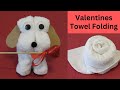 Valentine Towel Folding