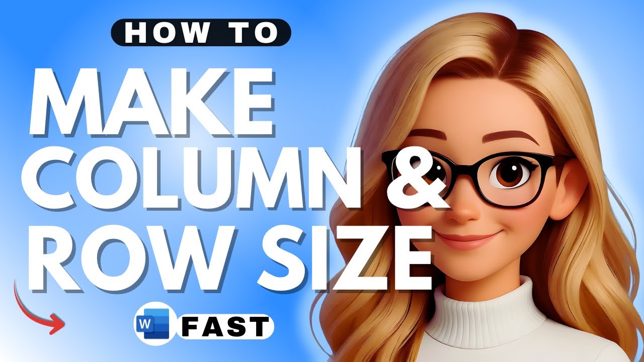 How to Make Columns and Rows the Same Size in Microsoft Word - 2025 ...