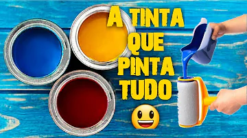 Como fazer tinta acrílica casa?