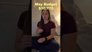 my $10,770 May budget breakdown