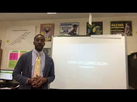 Three Types of Curriculum 