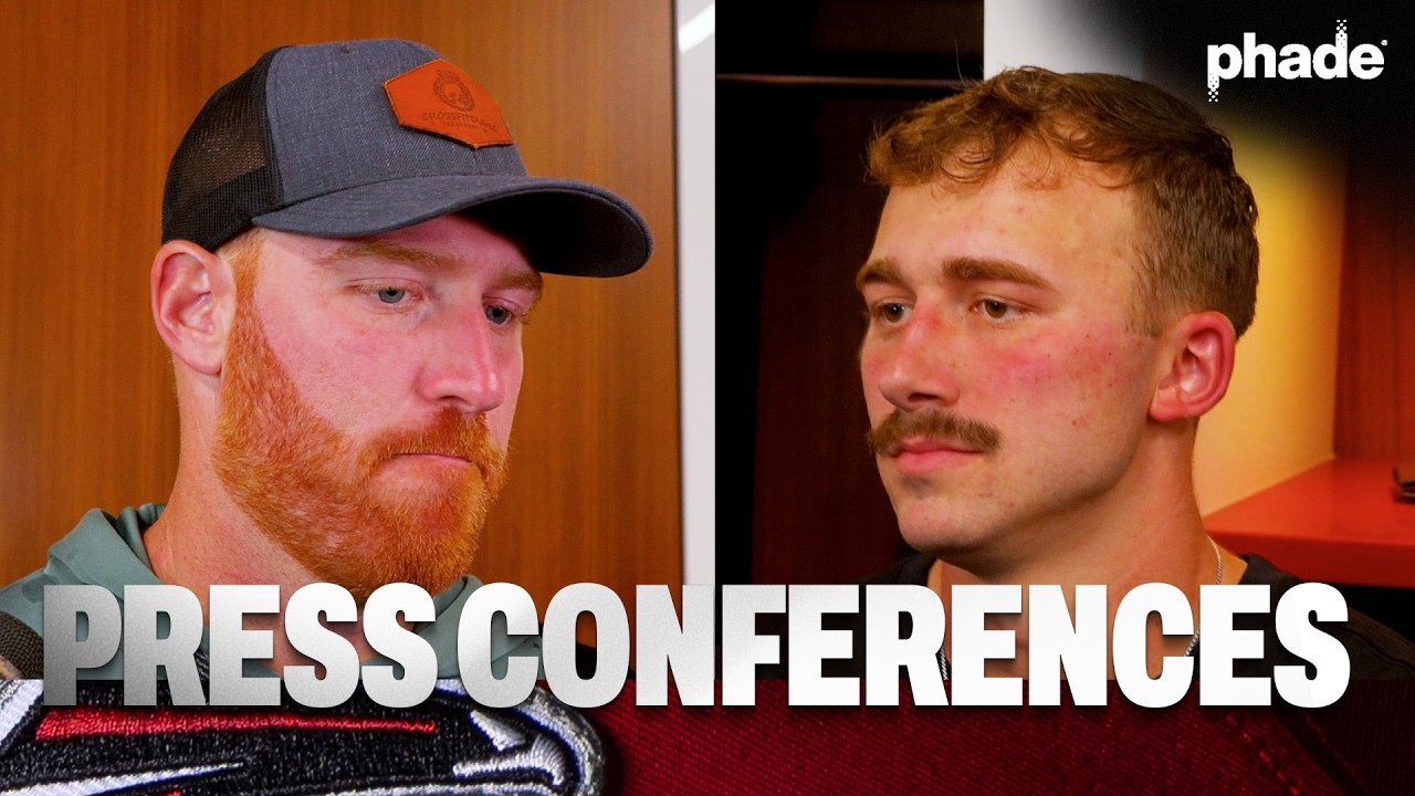 Thumbnail for Cooper Rush, Jack Strand, & more speak after Atlanta Falcons' Week 2 loss | Press Conference