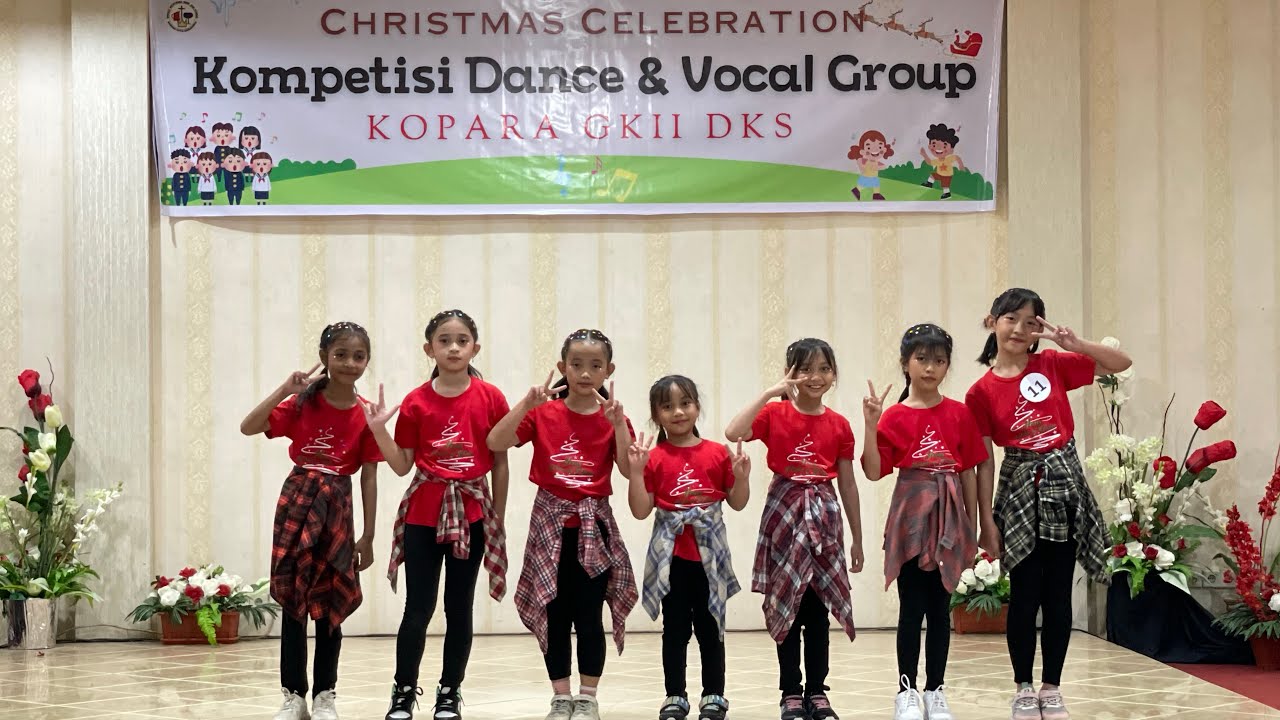 LOMBA DANCE SEKOLAH MINGGU || TEMINDUNG B || CHRISTMAS CELEBRATION 2024