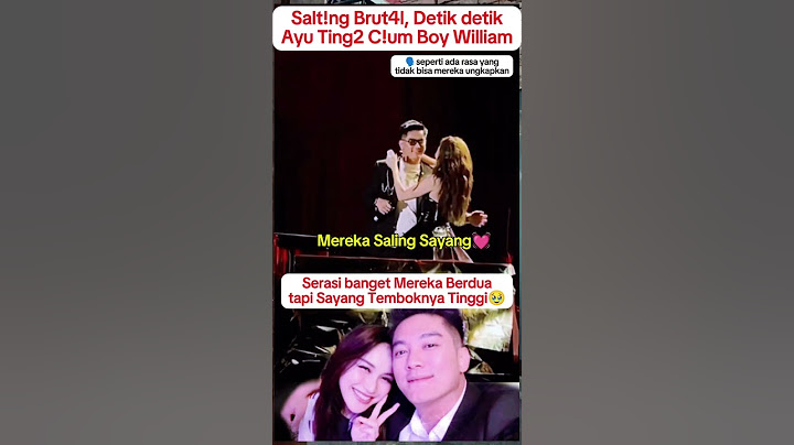 Ayu ting2 & Boy William bikin Kaget #shorts #ayutingting #boywilliam #artist #selebriti #viral #fyp
