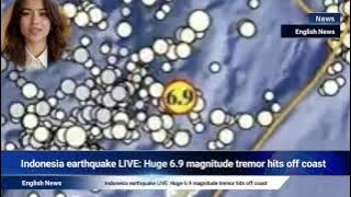 Indonesia earthquake : Huge 6.9 magnitude tremor hits off coast