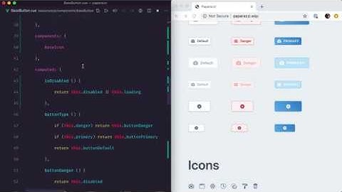 Buttons with icons — Single-Page Laravel M02E06