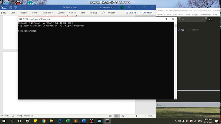 Hướng dẫn chạy c++ với sublime text