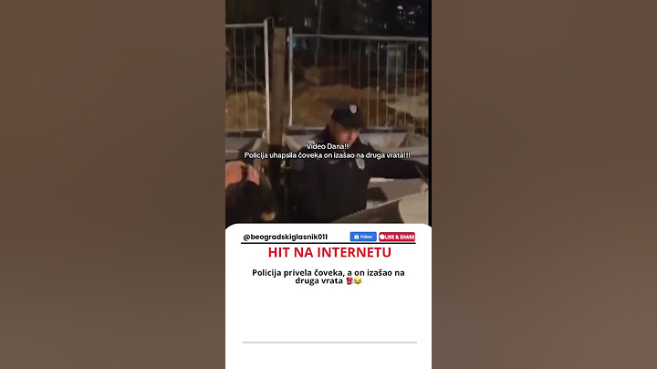 HIT‼️ Policija privela čoveka, a on izašao na druga vrata 😂⛽️