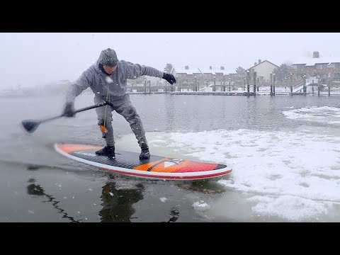 THE WATER is FROZEN in NEW JERSEY