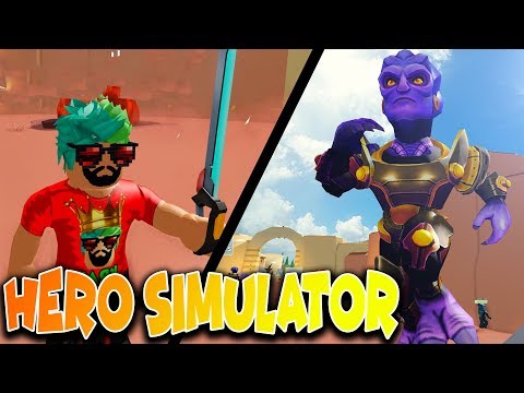 KAHRAMAN OLUP DÜNYAYI KURTARMAK | UZAYLILARLA SAVAŞTIK | ROBLOX [NEW] Hero Simulator