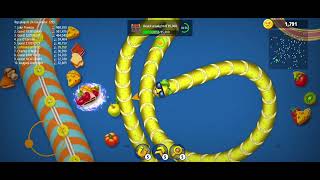 Snake game. Worm zone io. Epic worms zone gameplay. Big snake game screenshot 1