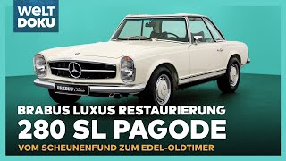 BRABUS Luxus Restaurierung: Mercedes 280 SL Pagode - Vom Scheunenfund zum Edel-Oldtimer | WELT Doku