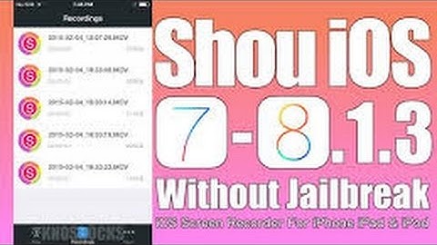 How to Record your iPhone, iPad, iPod Screen- No Jailbreak for iOS 7-8.1.3 NEW