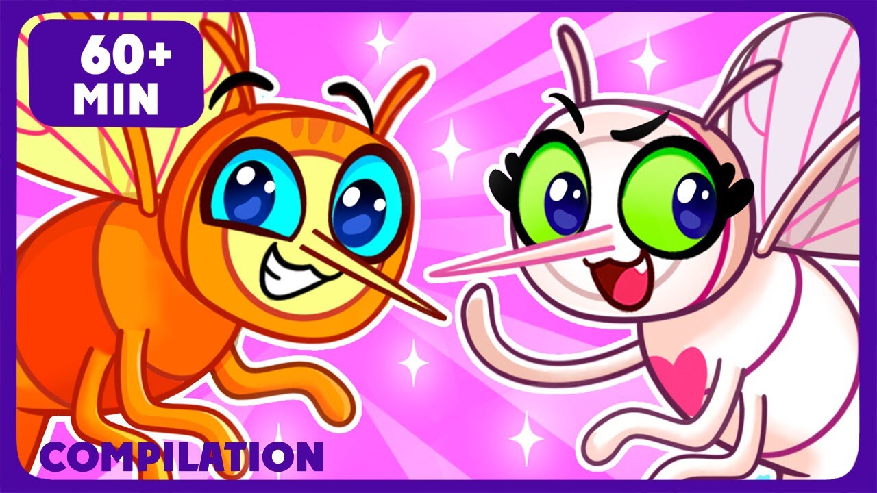 [TV📺]  Go Away Mosquito 🌟 Don't Be Scared of Bugs | Educational Cartoons for Kids