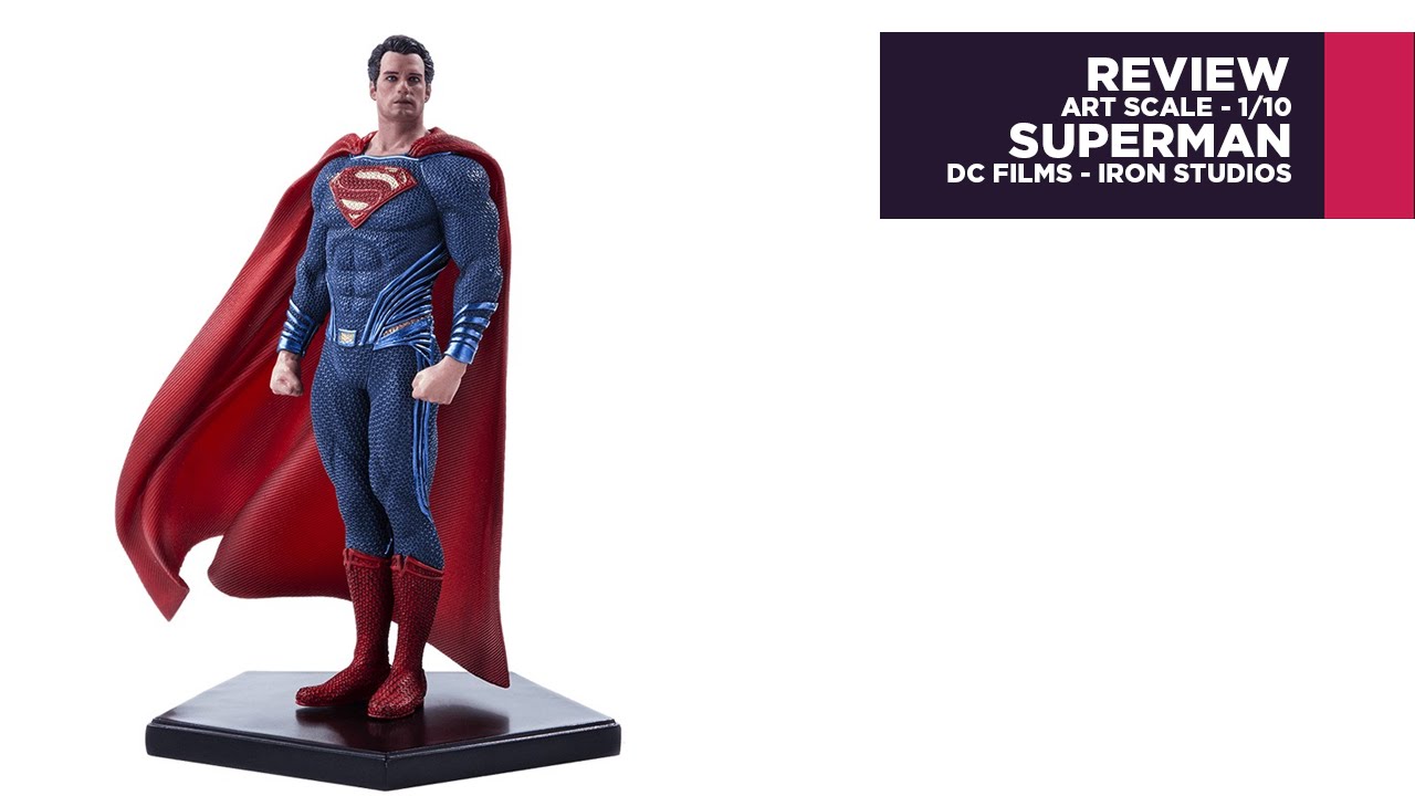 SUPERMAN - ART SCALE 1/10 - BATMAN V SUPERMAN - IRON STUDIOS - Review -  YouTube