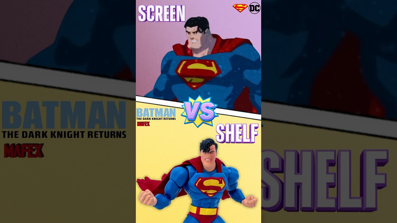 Mafex 161 : Superman from Frank Miller’s The Dark Knight Rises animated film. #mafex #superman