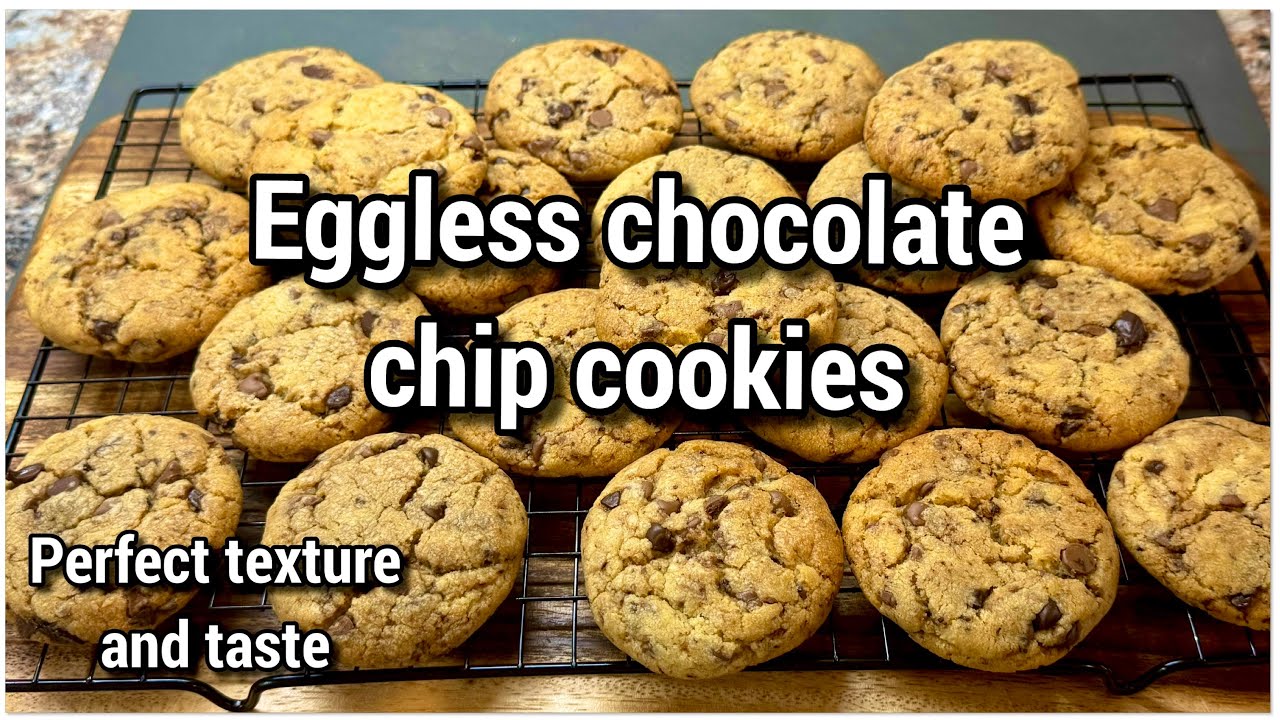 Eggless chocolate chip and honey cookie