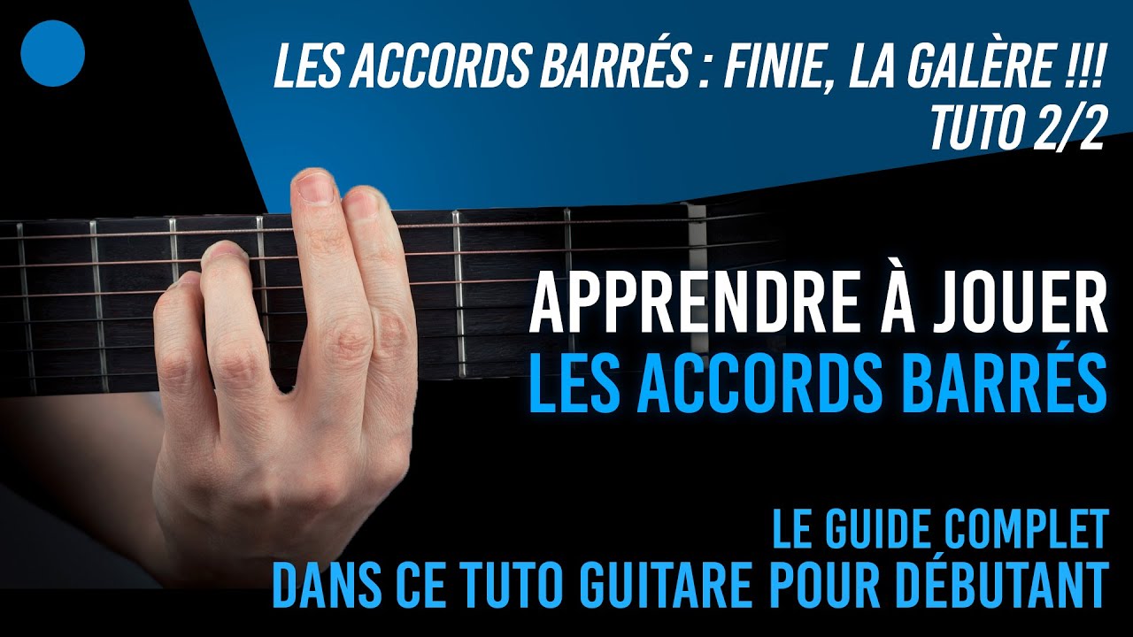 Débutants à la guitare : apprenez 6 accords et jouez 10 morceaux complets !