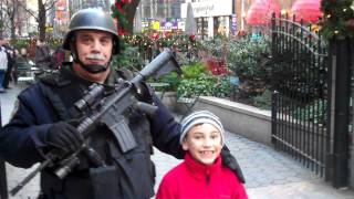 SCARY SIGHT IN FRONT OF MACY'S ON CHRISTMAS EVE