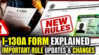 i130a Form for Spouse Explained: Important Rule Updates &amp; Changes Marriage Green Card Rules | I-130