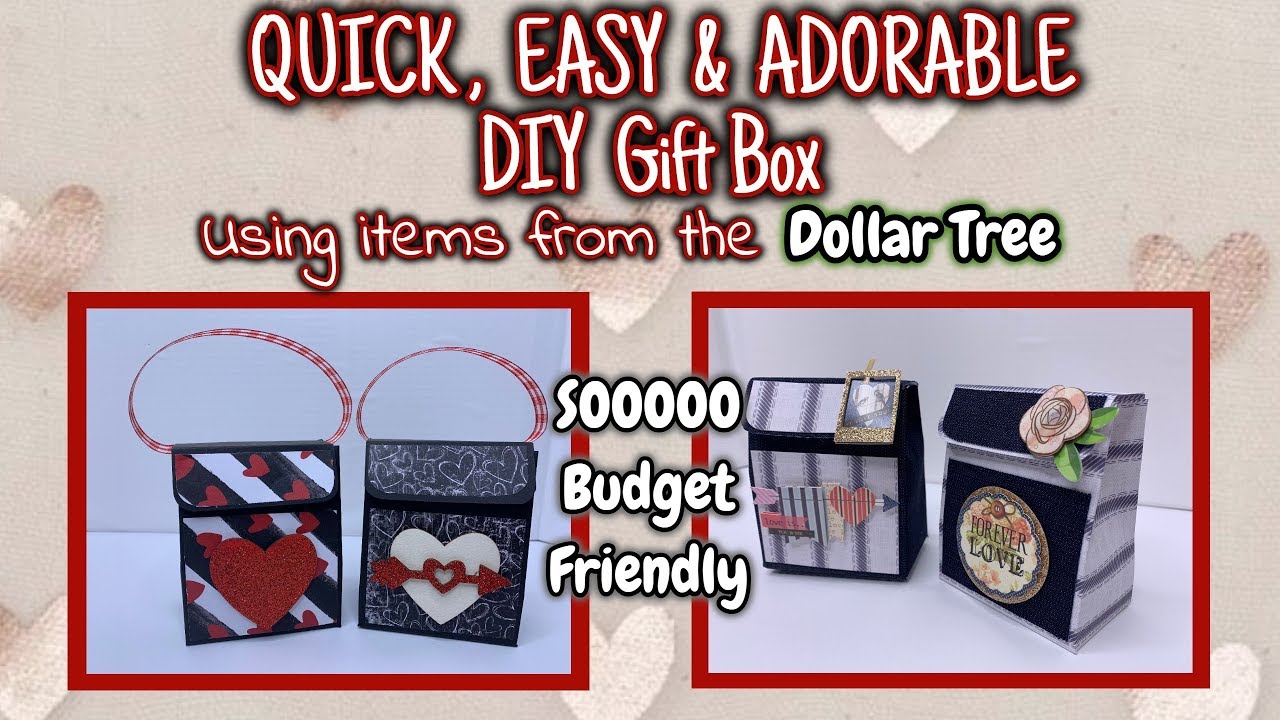 EASY HOMEMADE GIFT  $5 Makes A LOT |  Paper Crafting on a BUDGET!!!