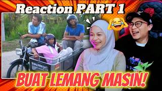  Shuib Buat Lemang Masin  Lemang Bujang Sepah Reaction  Part 1  Indoreacttv