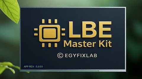 LBE Master Kit : Lenovo Bios Repair and  Update EC Region FW in same Time