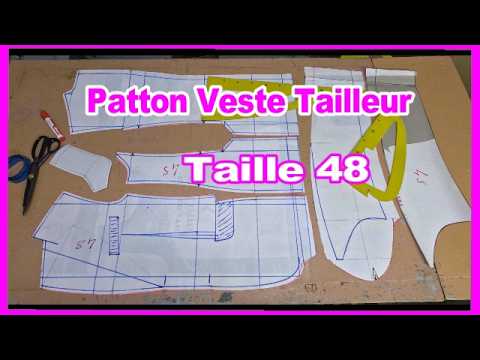 تصميم باترون سترة للرجال مقاس 49