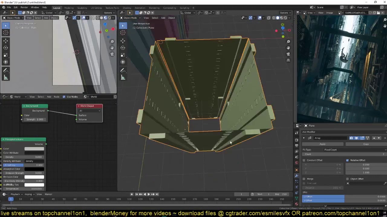creating epic mega city animation in blender part 1 - YouTube