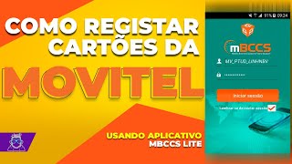 COMO REGISTAR SOZINHO CARTÕES DA MOVITEL | Usando aplicativo mBCCs Lite screenshot 2