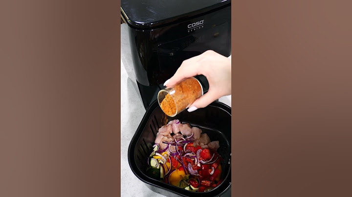 Hähnchen mit Gemüse aus dem Airfryer