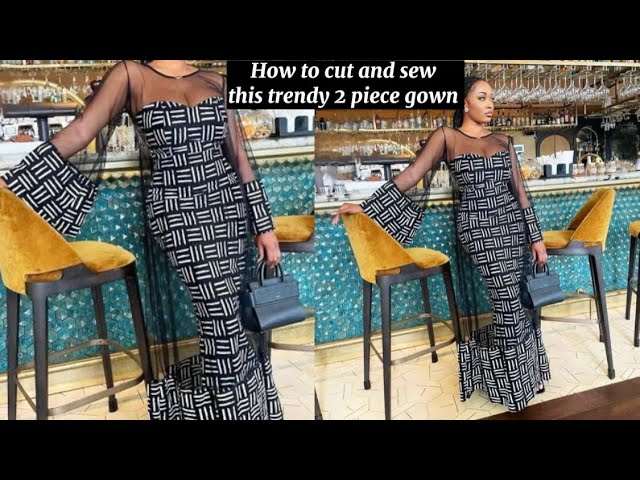 Net/Lace Free Gown - Latest African Fashion Dresses