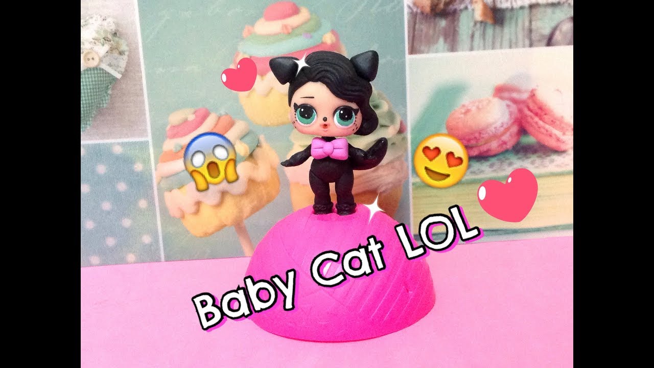 Vi presento la mia BABY BLACK CAT LOL! 😍💖😍LOL SURPRISE CUSTOM DOLL DIY 😍 TUTORIAL ITA 💖 - YouTube