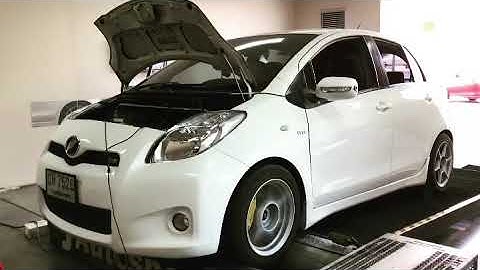 Toyota Yaris 2ZZ swap dyno pull