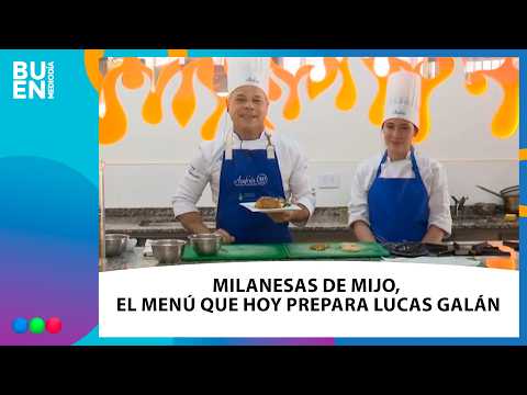 Millet cutlets, the menu that Lucas Galán is preparing for us today.