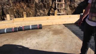 видео Как сделать гидроизоляцию плиты фундамента. Видео