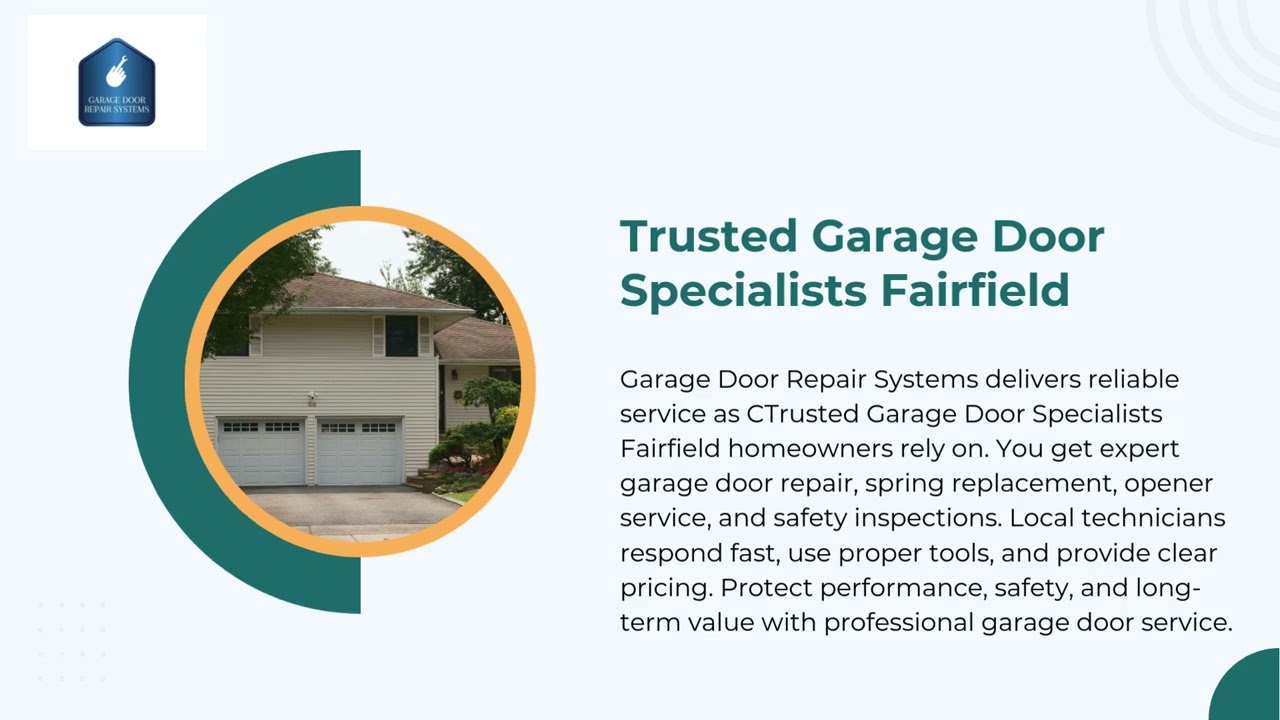 Trusted Garage Door Specialists Fairfield
