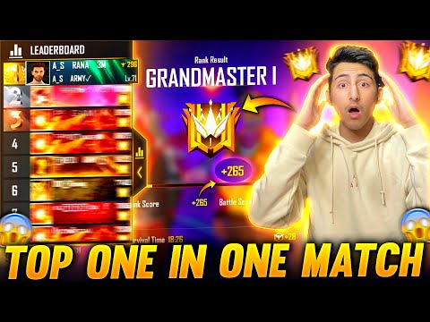 Top One In One Match😱😱Grandnaster Lobby All Pc Player - Garena Free Fire