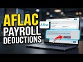 How to setup Aflac supplemental insurance payroll deduction changes - Quick Tutorial
