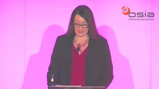 Pauline Norstrom delivers Chairman's Address at BSIA Annual Lunch 2014