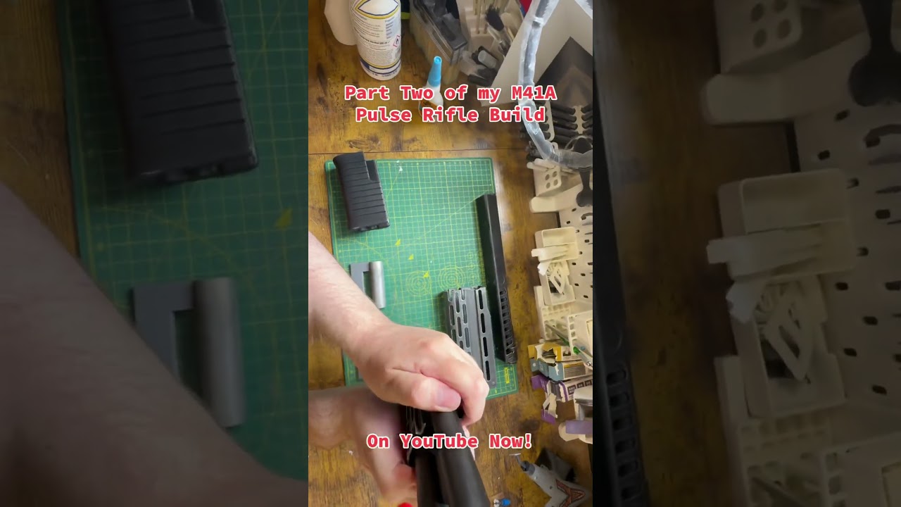 Part two of my M41A Pulse Rifle build life now! Go watch it! Go on! 