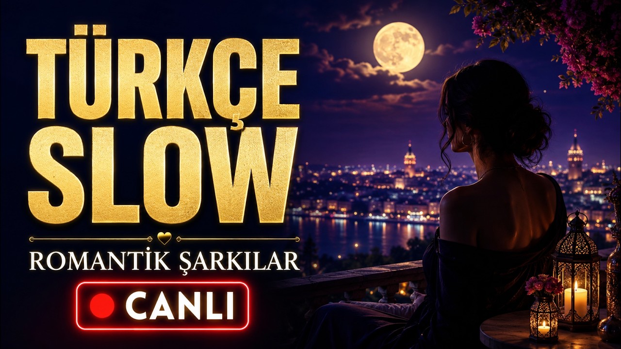 ⁣Türkçe Slow Şarkılar Canlı 🎧 Romantik ve Duygusal Aşk Şarkıları | Gece Müziği